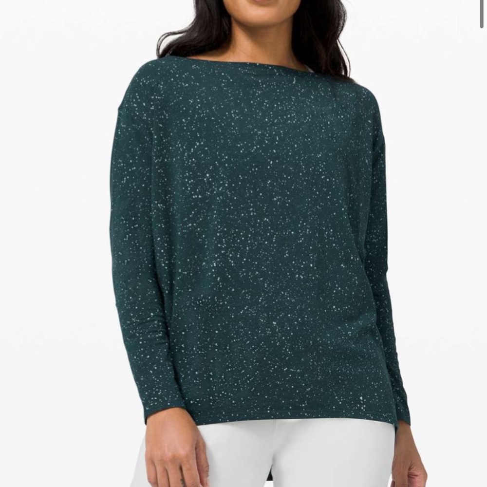 LULULEMON Back in Action Long Sleeve *Splatter